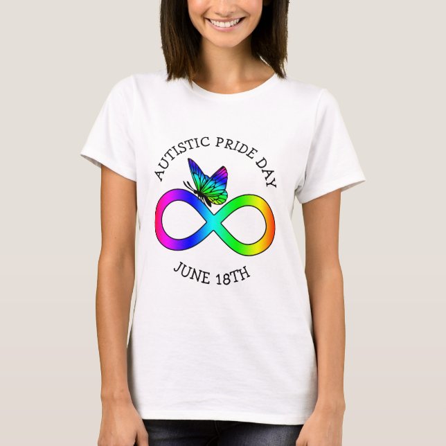 T-shirt Jour de la Fierté autistique 18 juin Chemise de se (Devant)