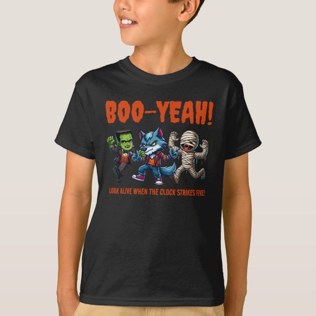 T-shirt Jour de la Foule Monsterrific Jour d'Halloween (Devant)
