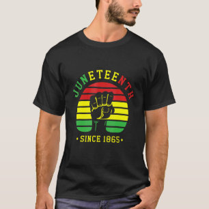 T-shirt Jour de la Liberté 19 juin depuis 1865 AM Africain