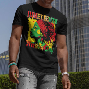T-shirt Jour de la liberté noire Juneteenth 1865 Loc