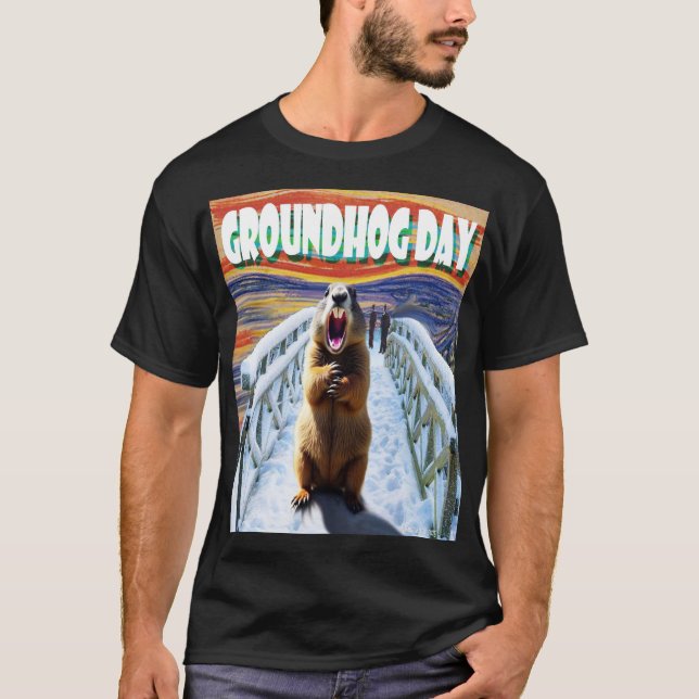 T-shirt Jour de la marmotte (Devant)