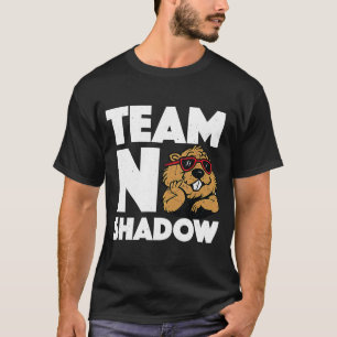 T-shirt Jour de la marmotte de l'ombre de l'équipe