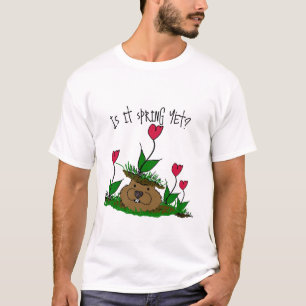 T-shirt Jour de la marmotte, le printemps déjà