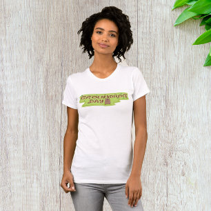 T-shirt Jour de la marmotte lettrage en bois