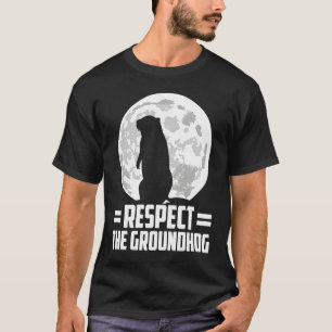T-shirt jour de la marmotte respectez la marmotte