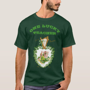 T-shirt Jour de la Saint Patrick Blarney Castle Irlandais