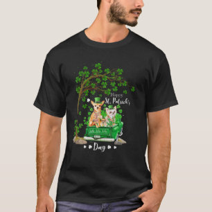 T-shirt Jour de la Saint Patrick Camion Chihuahua Famille 