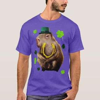 T-shirt Jour de la Saint Patrick Capybara