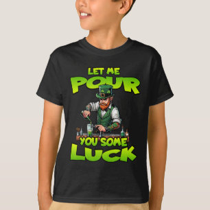 T-shirt Jour de la Saint-Patrick Chanceux Laissez-moi vous