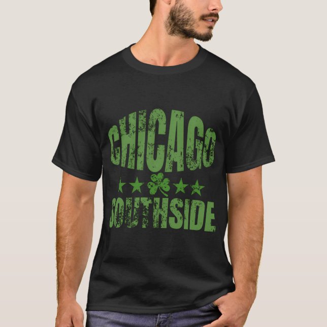T-shirt Jour de la Saint Patrick Chicago South Irish Parad (Devant)