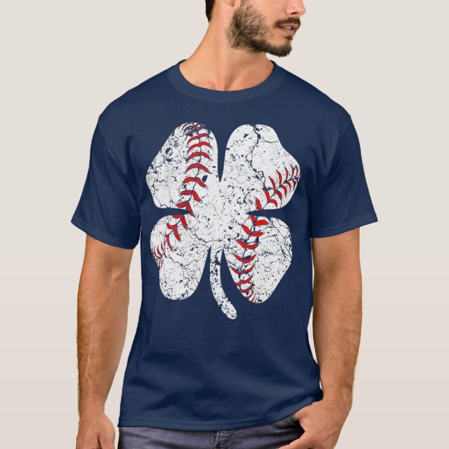 T-shirt Jour de la Saint Patrick de baseball garçons homme (Devant)