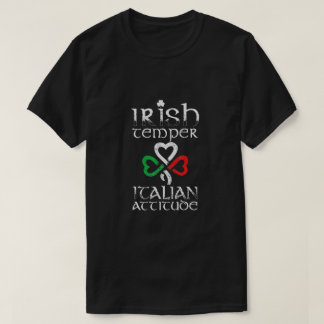 T-shirt JOUR DE LA SAINT PATRICK Drapeau ITALIEN DU TEMPLE