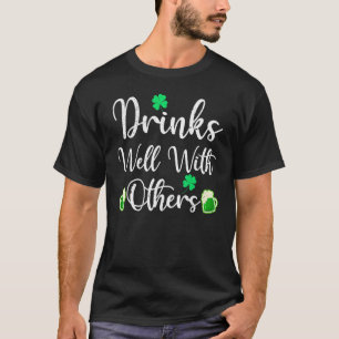 T-shirt Jour de la Saint Patrick Drôle Boire Chemise Boiss