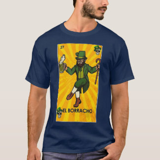 T-shirt Jour de la Saint Patrick El Borracho Retro Vintage