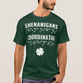 T-shirt Jour de la Saint Patrick en braille aveugle malvoy
