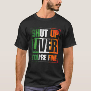 T-shirt Jour de la Saint Patrick Fermé Foie Vous Costume C