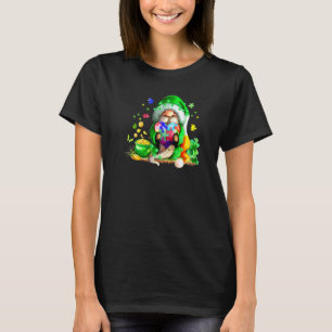 T-shirt Jour de la Saint Patrick Gnome tenant l'autisme Pu
