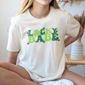 T-shirt Jour de la Saint Patrick Lucky Babe