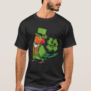 T-shirt Jour de la Saint Patrick Parrot I Fischers Lovebir