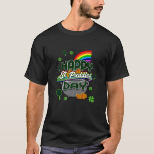 T-shirt Jour de la Saint Patrick Pickleball Paddle