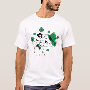 T-shirt Jour de la Saint Patrick Pitbull Hommes Shamrocks 