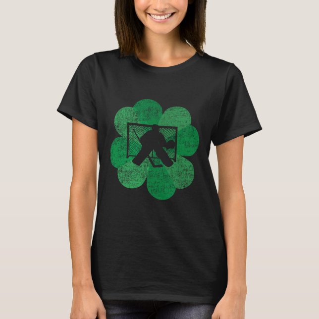 T-shirt Jour de la Saint Patrick quatre feuilles Clover -  (Devant)