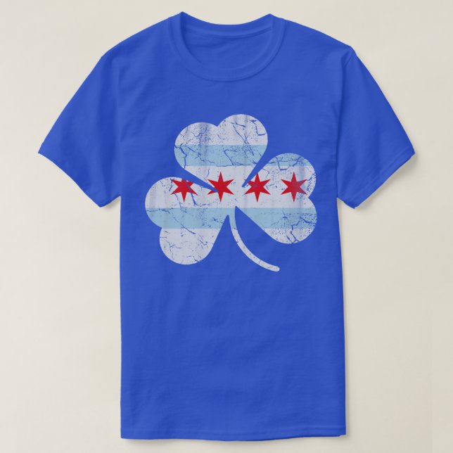 T-shirt Jour de la Saint Patrick Shamrock du drapeau irlan (Design devant)