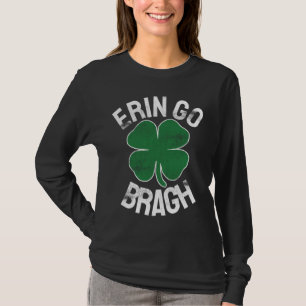T-shirt Jour de la Saint Patrick Shamrock Erin Go Bragh Ir
