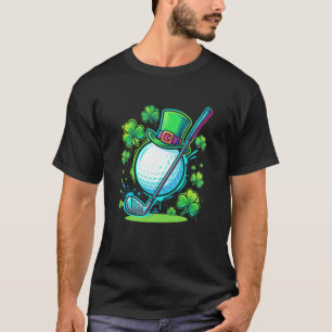 T-shirt Jour de la Saint-Patrick Trèfle Irlandais Balle de
