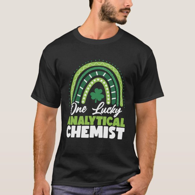 T-shirt Jour de la Saint Patrick Un Chimiste Analyste Chan (Devant)