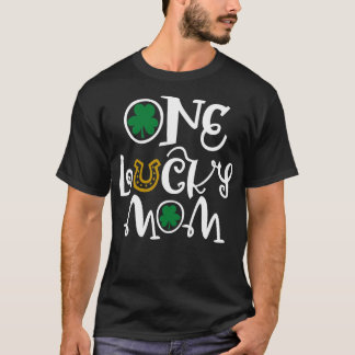 T-shirt Jour de la Saint Patrick Un Lucky Maman Drôle Cade