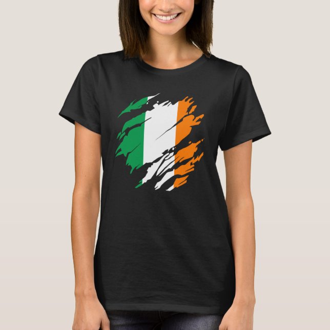 T-shirt Jour de la Saint-Patrick vert pour le lutin de la  (Devant)