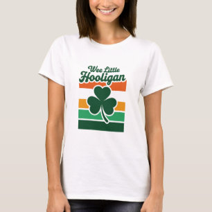 T-shirt Jour de la Saint Patrick Wee Little Hooligan Drôle