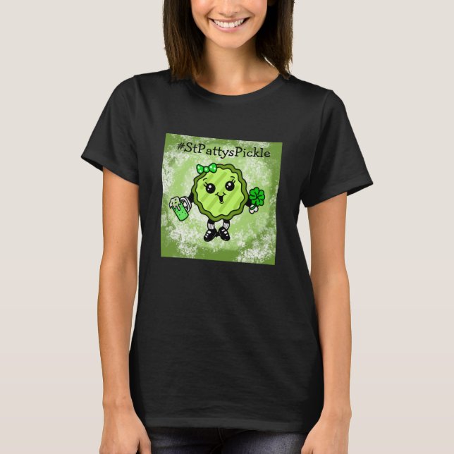 T-shirt Jour de la St Patrick Pickle | Vacances (Devant)
