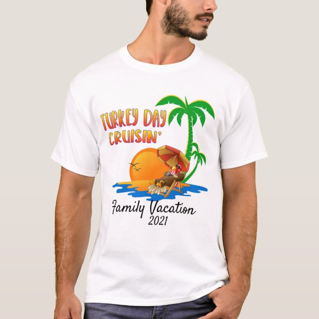 T-shirt Jour de la Turquie Croisière Thanksgiving Group Co (Devant)