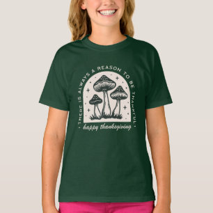 T-shirt Jour de l'Action de grâce champignon forêt magique