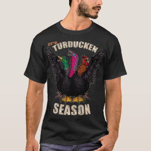 T-shirt Jour de l'Action de grâce Turquie Turducken Hunt M