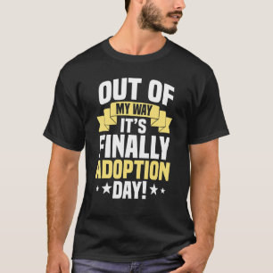T-shirt Jour de l'adoption Foster Family Adopté Enfant Ado