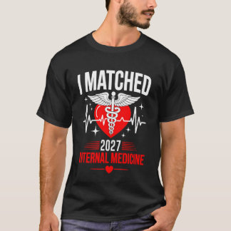 T-shirt Jour de l'appariement 2027 Résident en médecine in