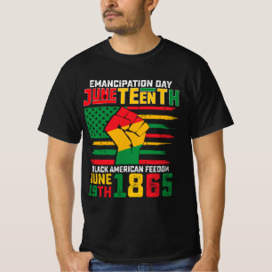 T-shirt Jour de l'émancipation de Juneteenth Liberté des N