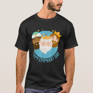 T-shirt Jour de l'Epiphanie Jour Trois Rois