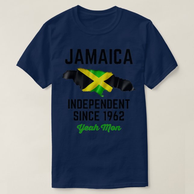 T-shirt Jour de l'indépendance de la Jamaïque Jamaïque Jam (Design devant)