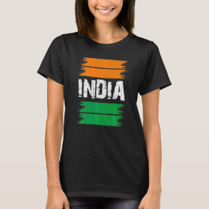 T-shirt Jour de l'indépendance de l'Inde 15 août 1947 Drap