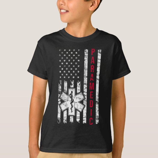 T-shirt Jour de l'indépendance du drapeau américain parame (Devant)
