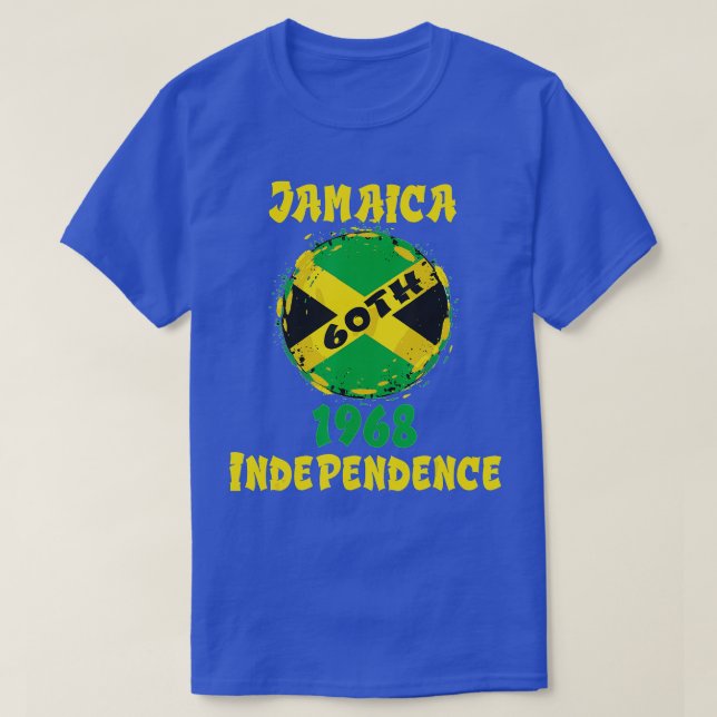 T-shirt Jour de l'Indépendance Jamaïque 2022 60e (Design devant)