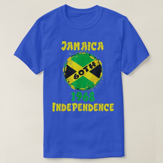 T-shirt Jour de l'Indépendance Jamaïque 2022 60ème (1) (Design devant)