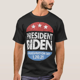 T-shirt Jour de l'investiture 2021 Joe Biden 46 Président 