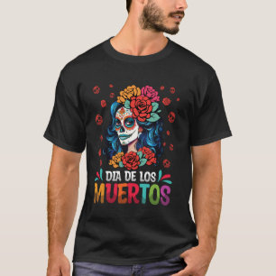 T-shirt Jour De Los Muertos Jour Des Morts Mexique Hallowe