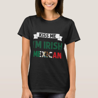 T-shirt Jour de l'Saint Patrick irlandais mexicain  Shir