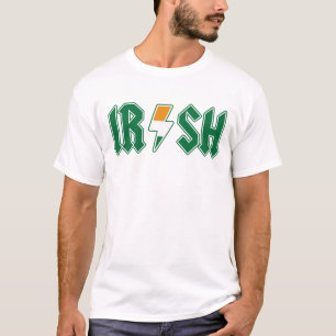 T-shirt Jour de l'Saint Patrick Retro Irish Rock Band Rock